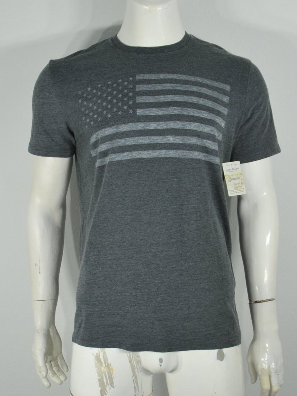 Lucky Brand Venice Burnout Men's Freedom T-shirt L Short Sleeve Black NWT